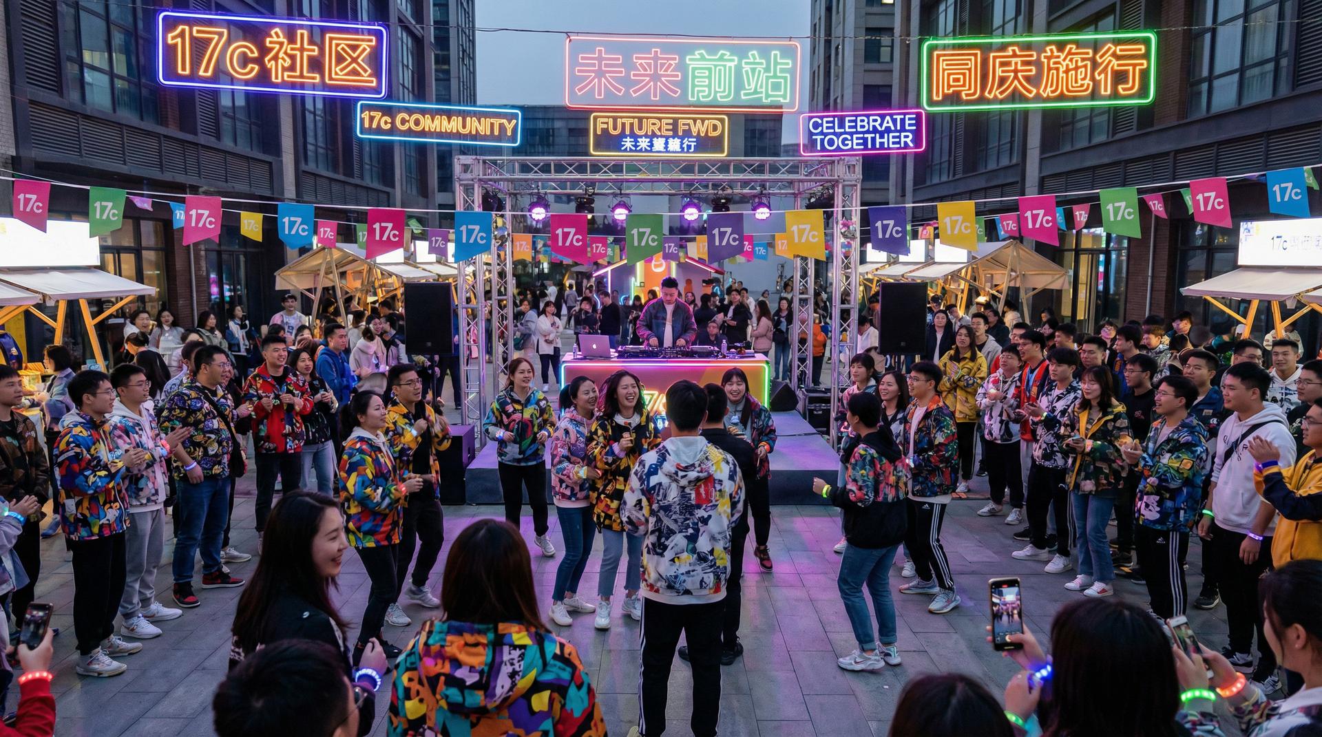 17c潮流社区活动现场